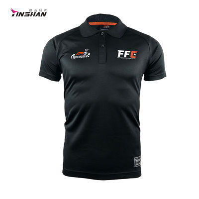 Men's Motorcycle Racing Sportswear Embroidery Pit Crew Motocross Shirts with Buttons