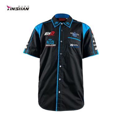 Big and Tall Men's Shirt Short Sleeve plus size racing Shirts f1 t-shirt Quantity /