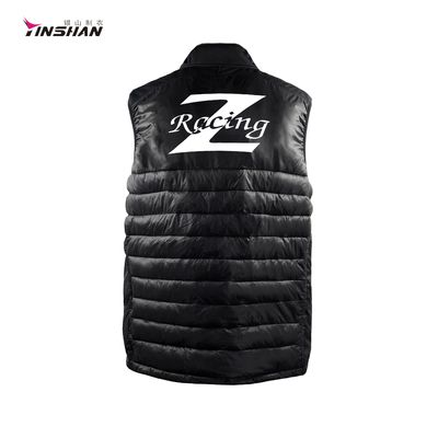Winter Moto Biker Style Custom Logo Work Wear Uniform Softshell Puffer Vests for Men