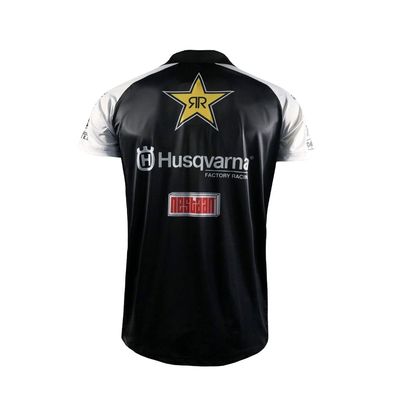 Quick Dry Polyester Men's Polo Shirts with Custom Embroidered Logo and Quick Dry Fabric