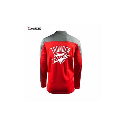 Various Size Red Custom Button Up Racing Flannel Sport Shirt 7 Days Lead Time Support