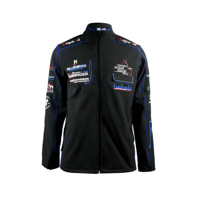 Various Sizes and Styles Black Racing Motorcycle Jacket for Men in Customized Design