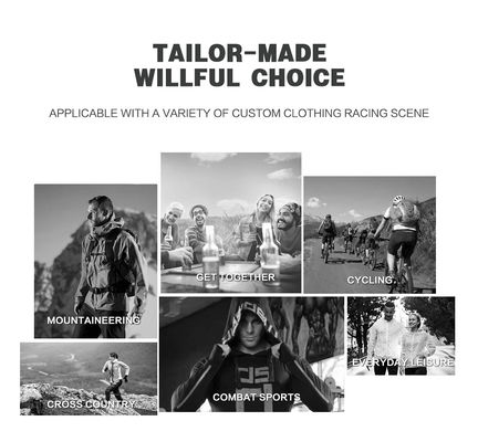 Sportswear Custom Design Windbreaker Elastane Team Jacket for Racing and Motorcycling