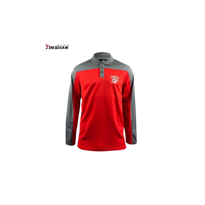 Various Size Red Custom Button Up Racing Flannel Sport Shirt 7 Days Lead Time Support